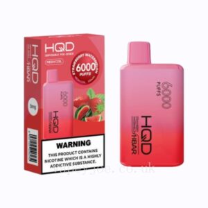 HQD HBAR Disposable Vape 6000 Puffs 0mg